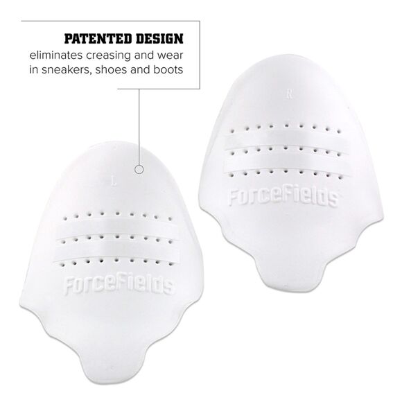 ForceField Shoe Crease Preventer Patented Sneakers Protectors - Medium White - Picture 5 of 10